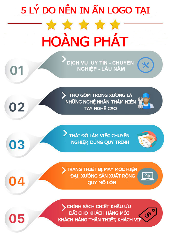 5 lý do in ấn logo lên ấm chén tại Hoàng Phát